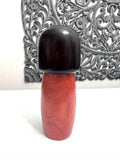 7.5” Usaburo Kokeshi Doll /Japanese Art/ Wood Carved Girl Doll