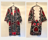 Suzani Vintage Fully Embroidered Kimono Size M/L,