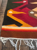 South American Tapestry, Ecuador, Otavalo. Wall Hanging Tapestry. Wool Rug