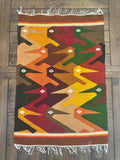South American Tapestry, Ecuador, Otavalo. Wall Hanging Tapestry. Wool Rug