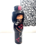 8" Miyakawa Kunio Vintage Kokeshi Doll/ Japanese Traditional Art, Wooden Doll