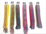 Woven Dance Ceremonial Sash Belt 1 w. x 62.5 l. Inches