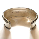 Navajo Ron Y. Signed Sterling Silver Cuff Bracelet, Native American Jewelry, Vintage Jewelry (B012)