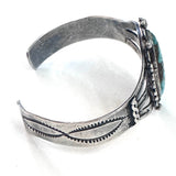 Vintage Old Fred Harvey Era Navajo Sterling Silver Cerrillos Set (B047)