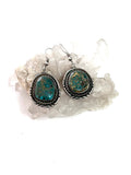 Vintage Sterling Silver Royston Turquoise Earrings
