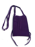 Small Handmade Medicine Leather Bag with Seed Bead Work