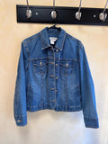 The Beatles Embellished Jean Jacket, Unique Vintage Denim Jacket, Size M