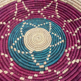 Woven Basket, Southwestern Bohemian Decor (15 inch)