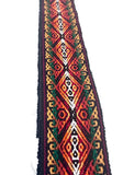Woven Dance Ceremonial Sash Belt 2 1/4 x 82 Inches