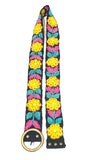 Peruvian Hand Embroidered Belt w/natural Sheep and Alpaca Wool, Colorful belt, Boho Accessories