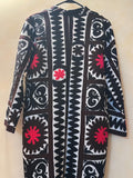 Suzani Vintage Fully Embroidered Kimono Size M