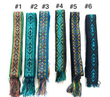 Woven Dance Ceremonial Sash Belt 1 w. x 62.5 l. Inches