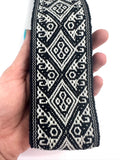 Woven Dance Ceremonial Sash Belt 2 1/4 x 82 Inches