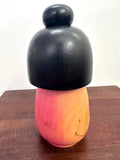 6.5'' Kokeshi Doll/ Vintage Japanese Art/ Handmade / Wood Carved Girl Doll