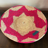 Woven Southwestern Basket, Bohemian Decor (13.5")